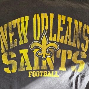NFL New Orleans Saints Black & Gold Short Sleeve Tee